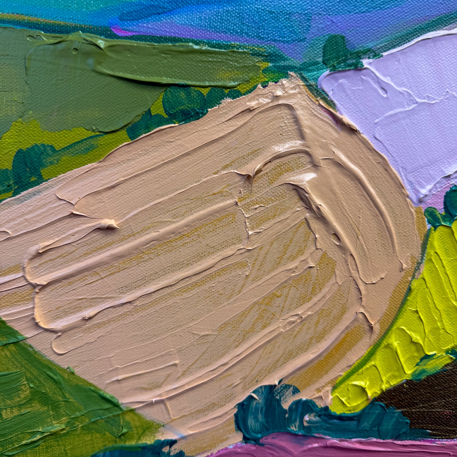 Quilted Valley, 48x36