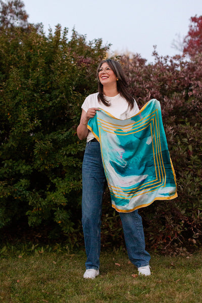 Sky Collection | Limited Edition Silk Scarves