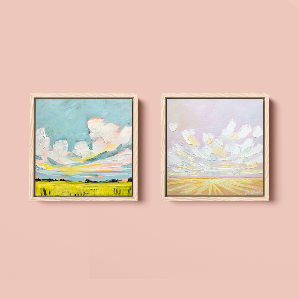 Sunny Days + Pink Skies | Fine Art Print Pairing