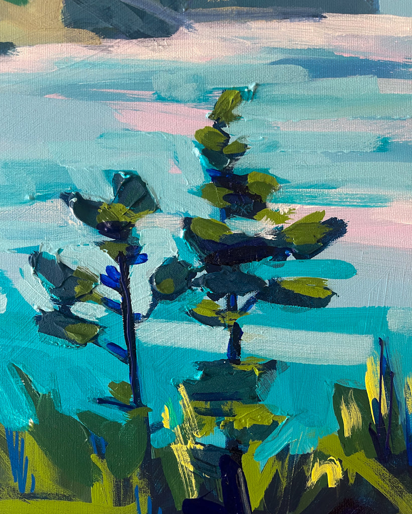 Through the Trees, 40x20