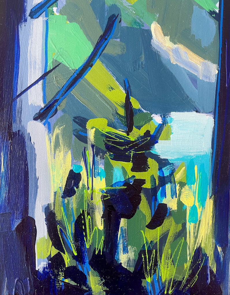 Through the Trees, 40x20