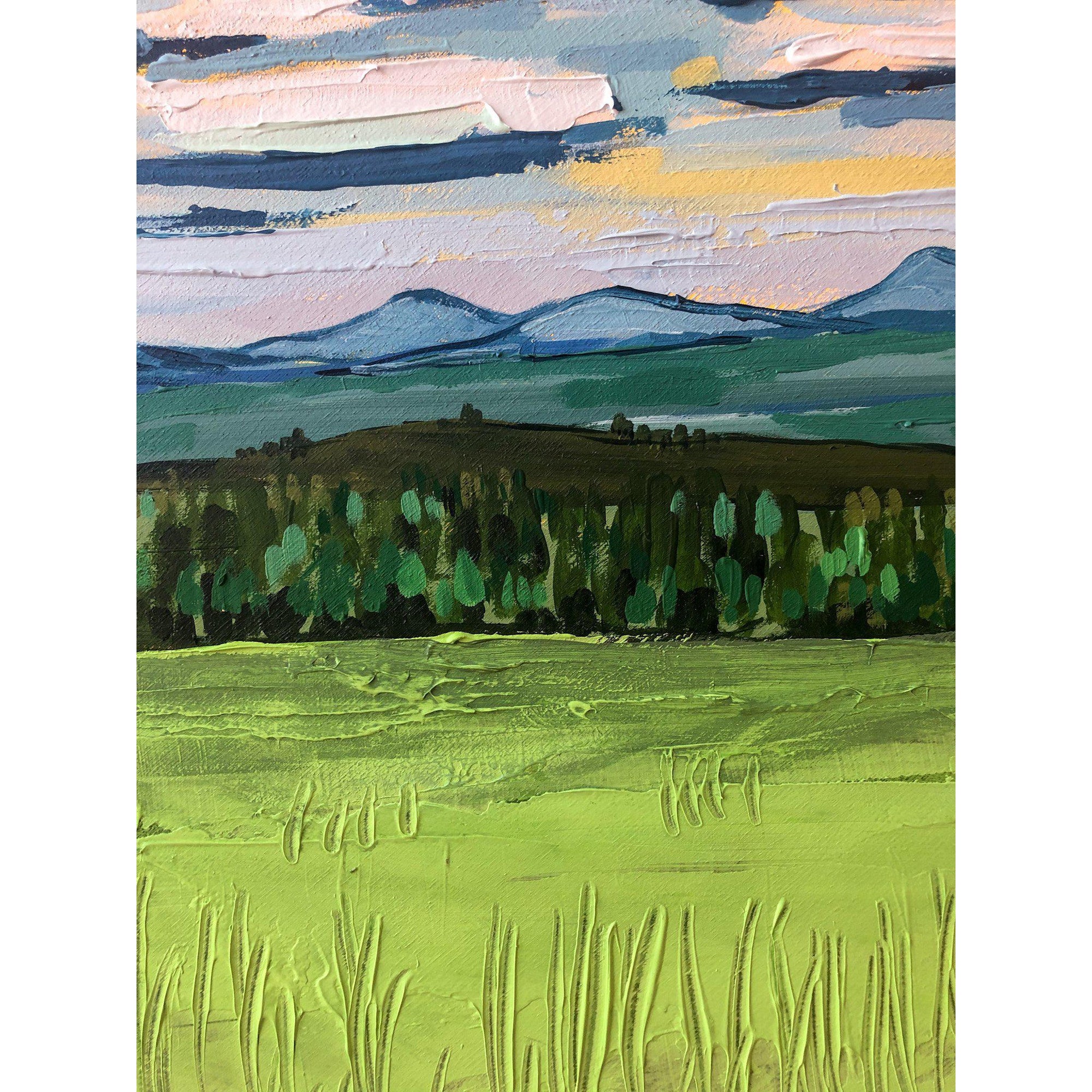 Amy Dixon art artist edmonton alberta prairie landscape clouds