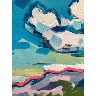 Approaching Jasper | 30x60 | Acrylic on Canvas-Original Painting-Amy Dixon Art + Design