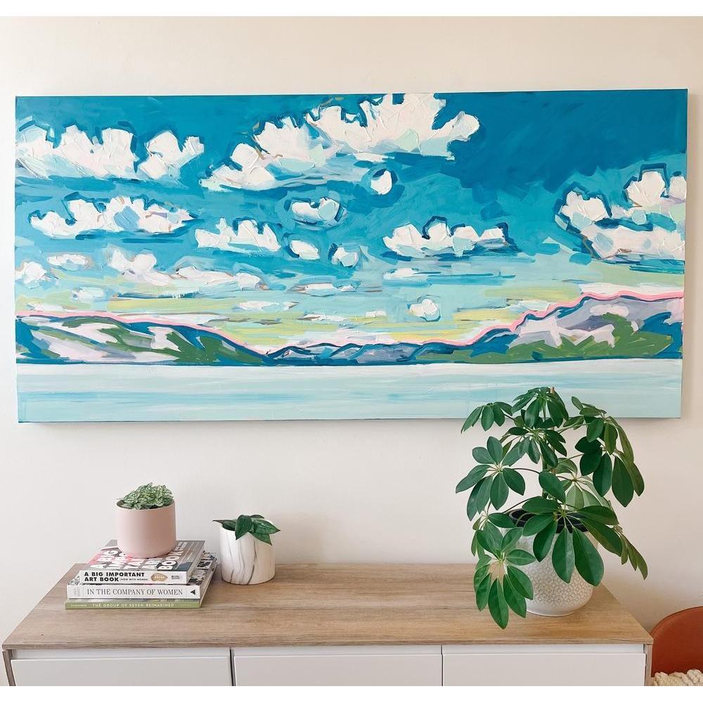 Approaching Jasper | 30x60 | Acrylic on Canvas-Original Painting-Amy Dixon Art + Design