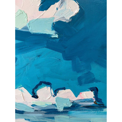 Approaching Jasper | 30x60 | Acrylic on Canvas-Original Painting-Amy Dixon Art + Design