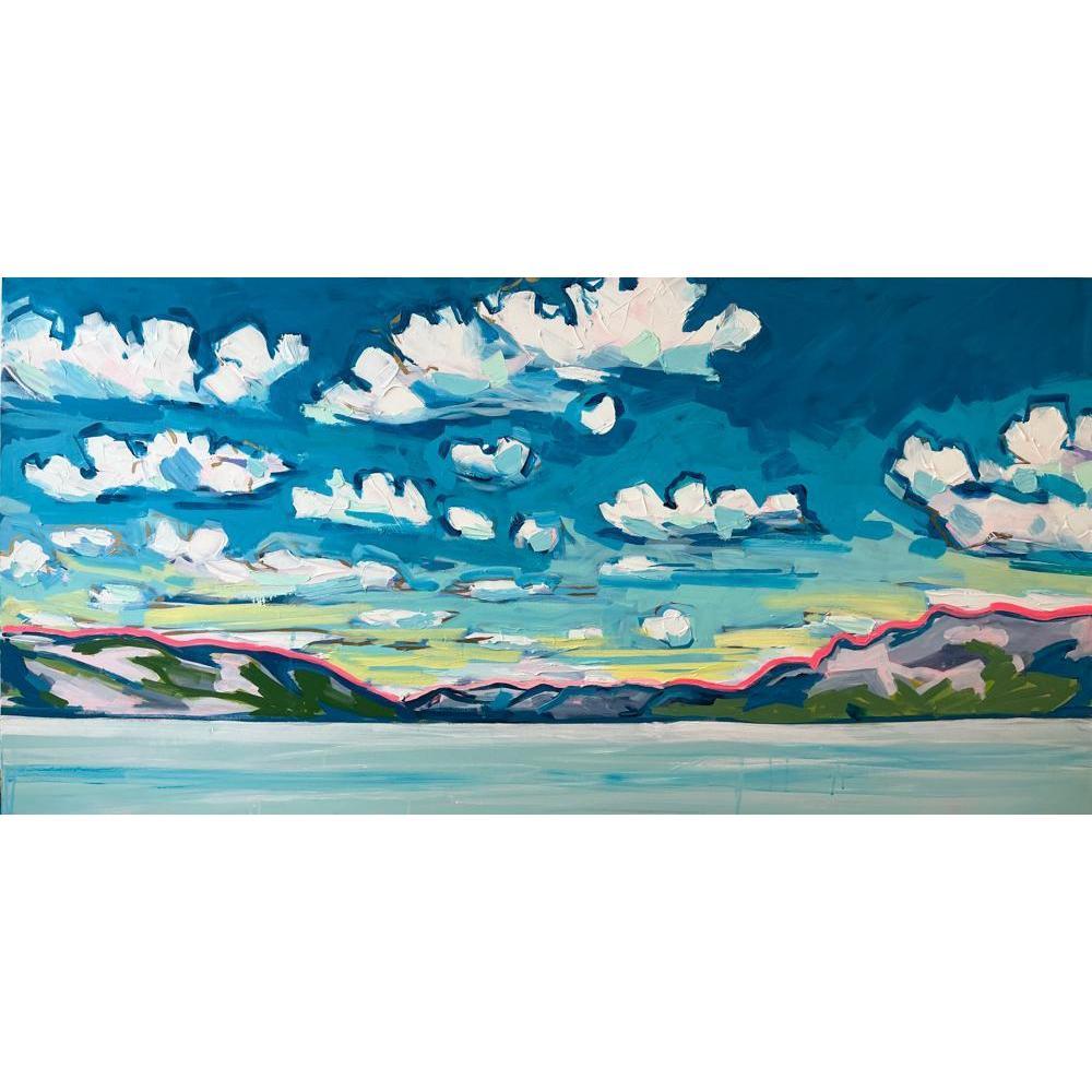 Approaching Jasper | 30x60 | Acrylic on Canvas-Original Painting-Amy Dixon Art + Design