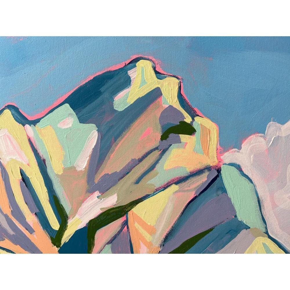 Cascade | 22x28 | Acrylic on Canvas-Original Painting-Amy Dixon Art + Design