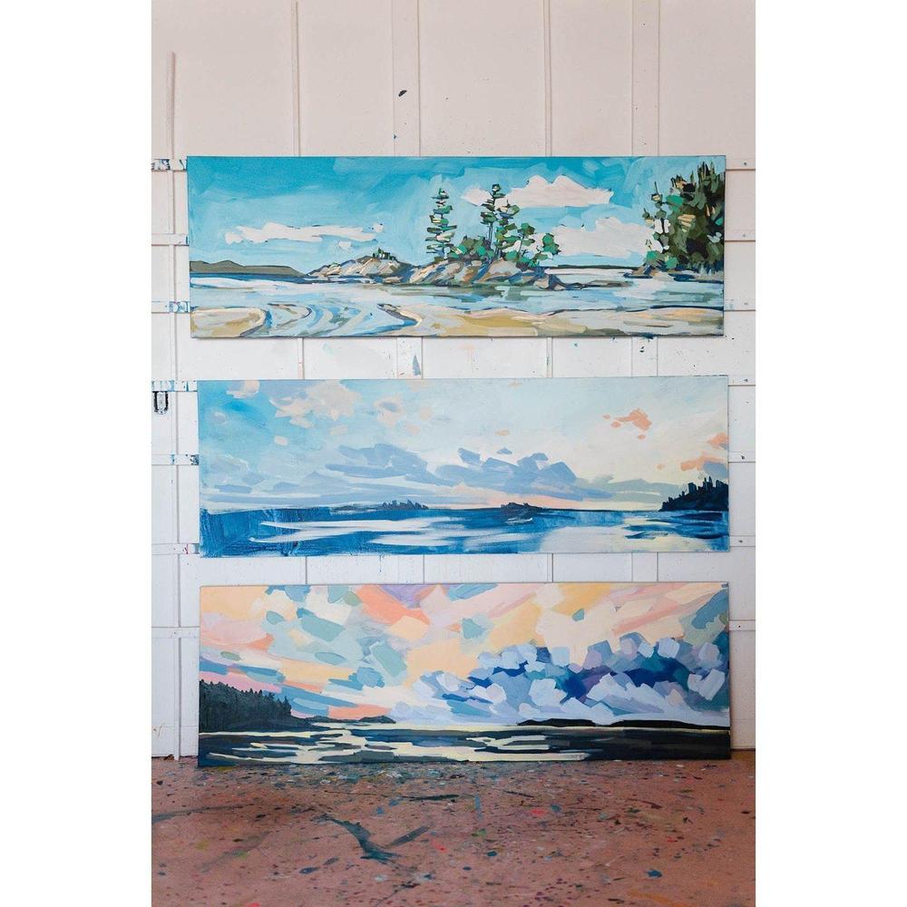 Tofino III | Original Painting | 24x72-Original Painting-Amy Dixon Art + Design