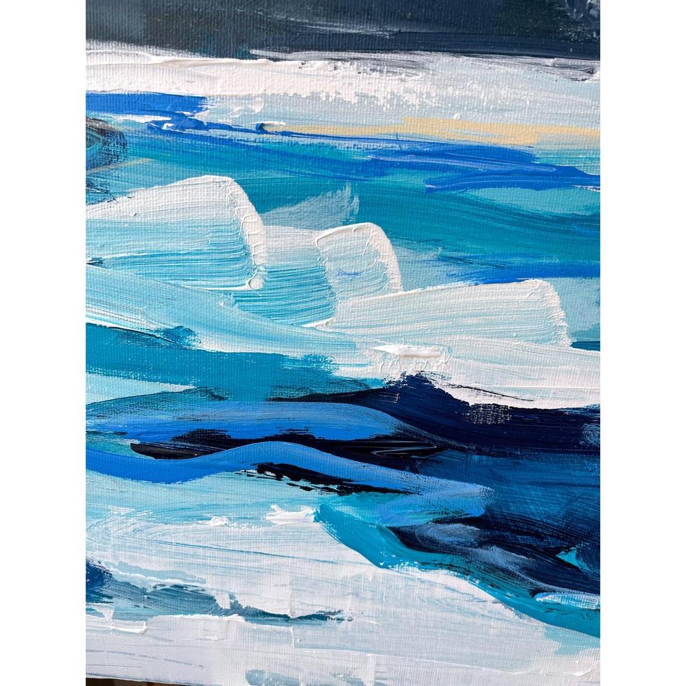 Chesterman Beach, Tofino | Original Painting | 60x30 |-Original Painting-Amy Dixon Art + Design