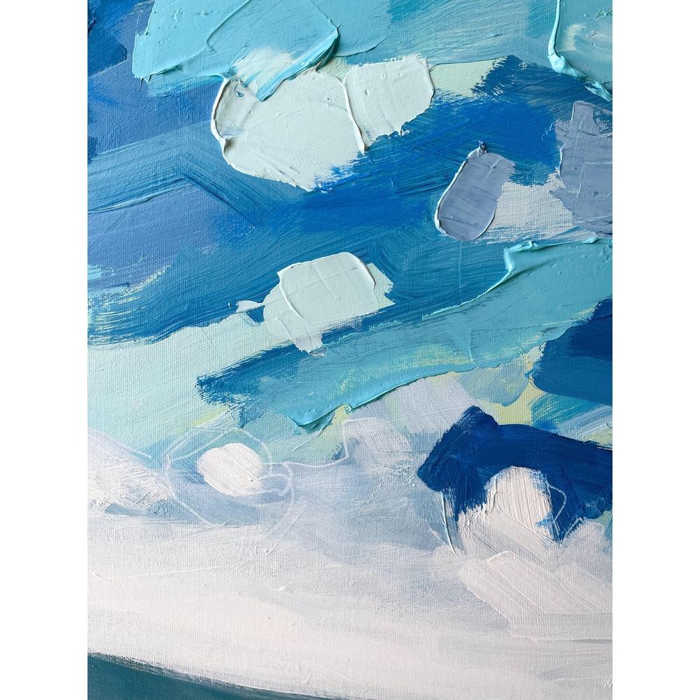 Chesterman Beach, Tofino | Original Painting | 60x30 |-Original Painting-Amy Dixon Art + Design