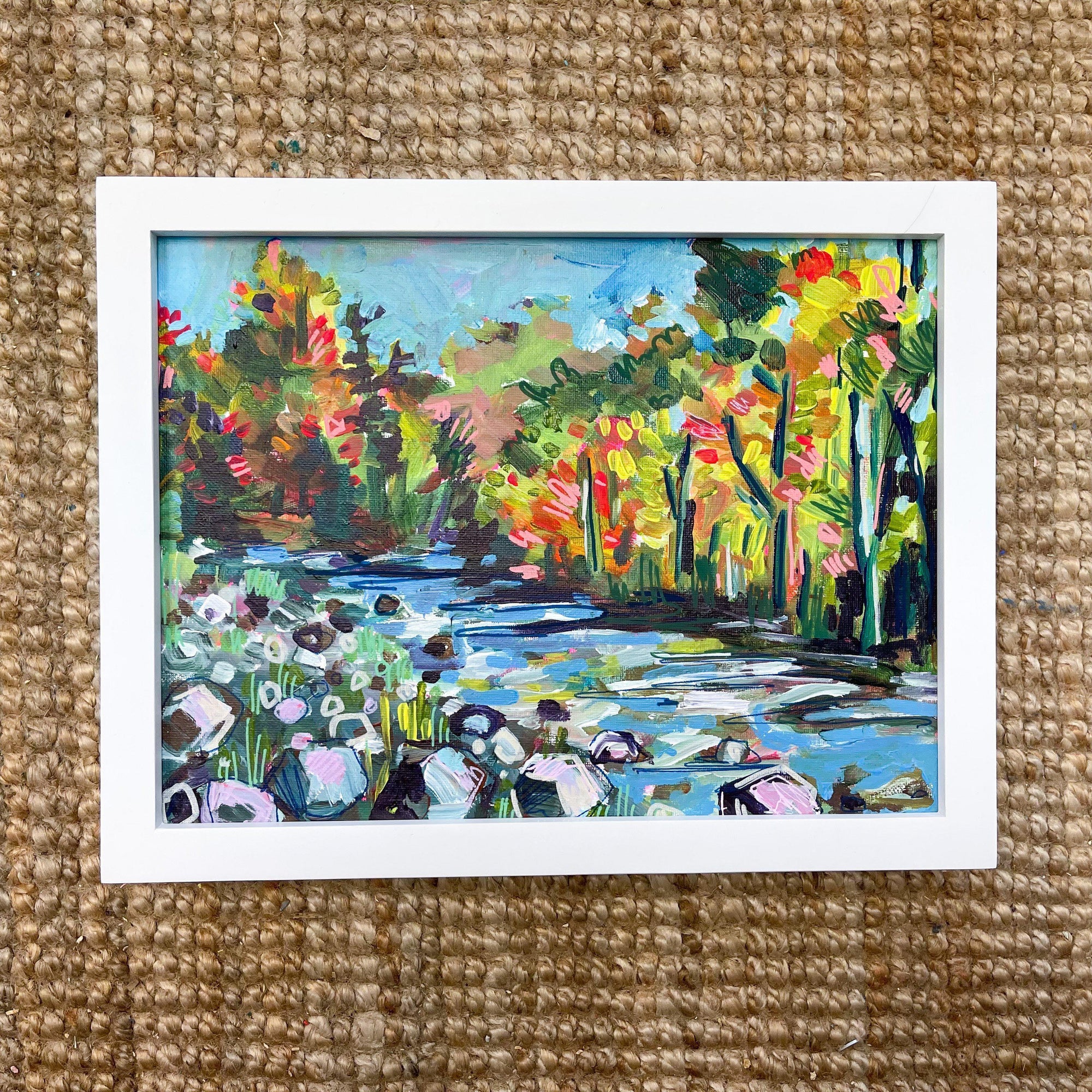 Cheticamp River II| Original Painting | 9x12-Original Painting-Amy Dixon Art + Design