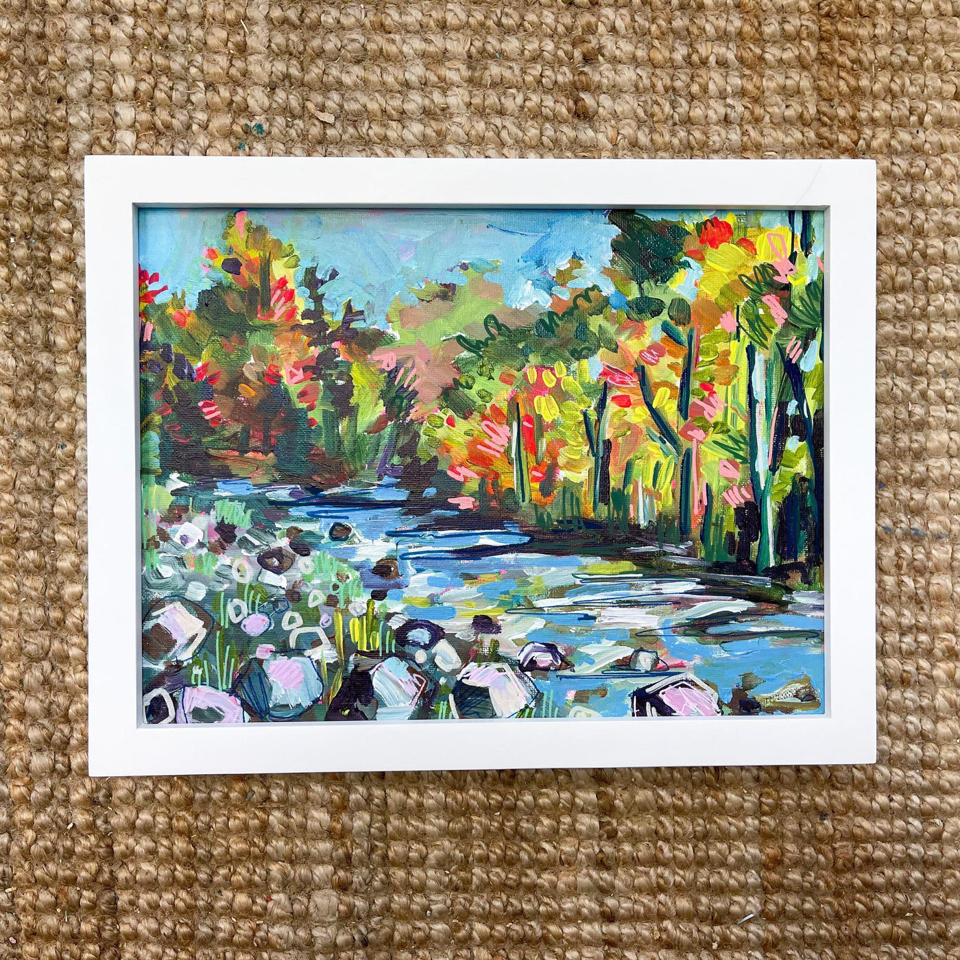 Cheticamp River II| Original Painting | 9x12-Original Painting-Amy Dixon Art + Design