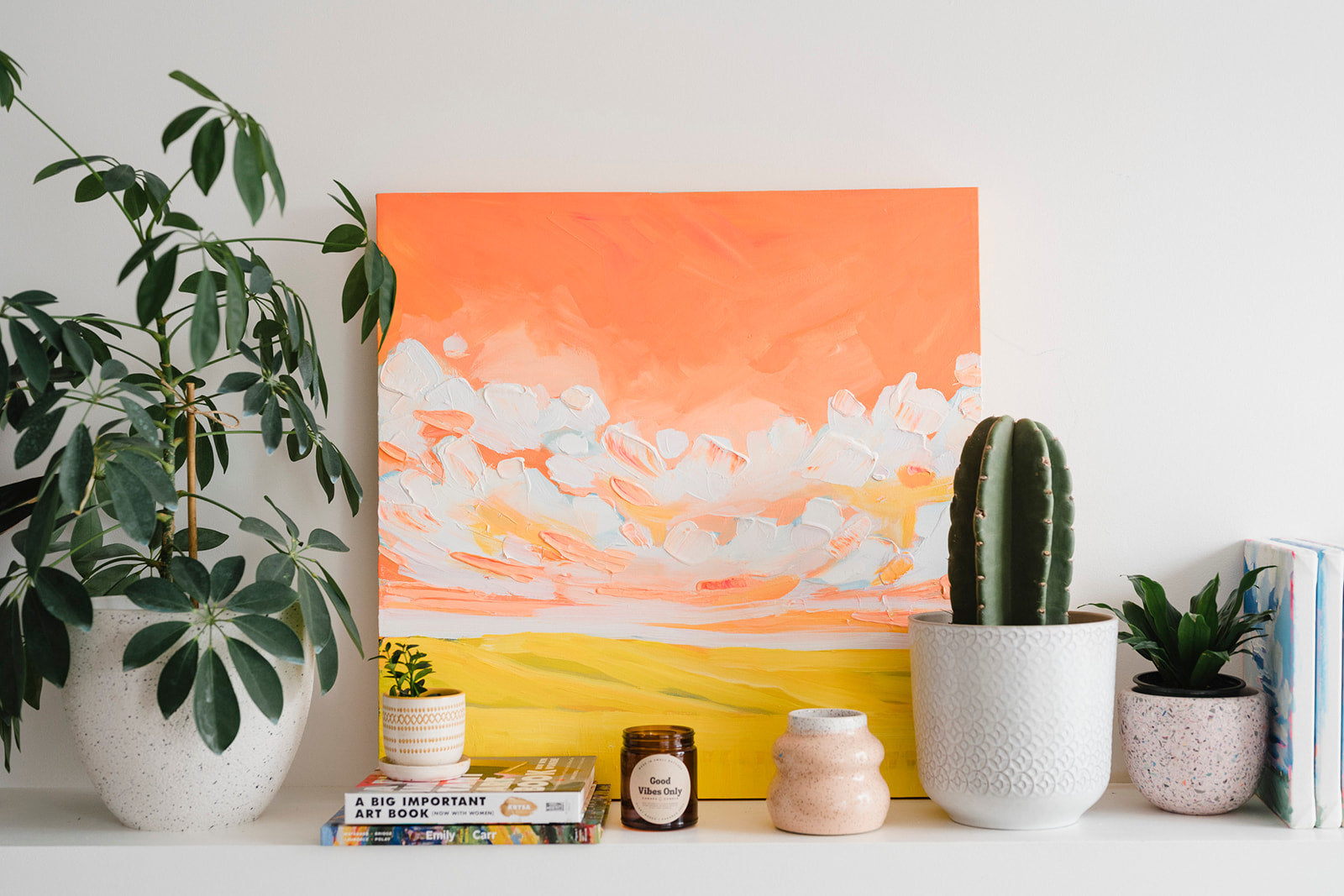 Creamsicle | Original Painting | 24x24-Original Painting-Amy Dixon Art + Design