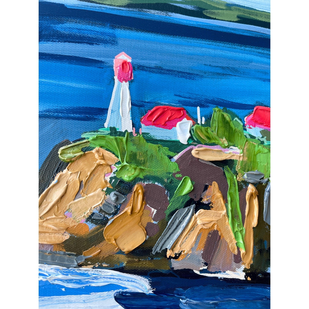 Denman Island | Original Painting | 24x36-Original Painting-Amy Dixon Art + Design