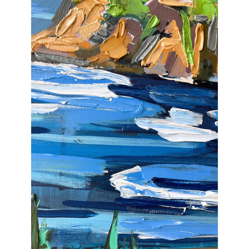 Denman Island | Original Painting | 24x36-Original Painting-Amy Dixon Art + Design