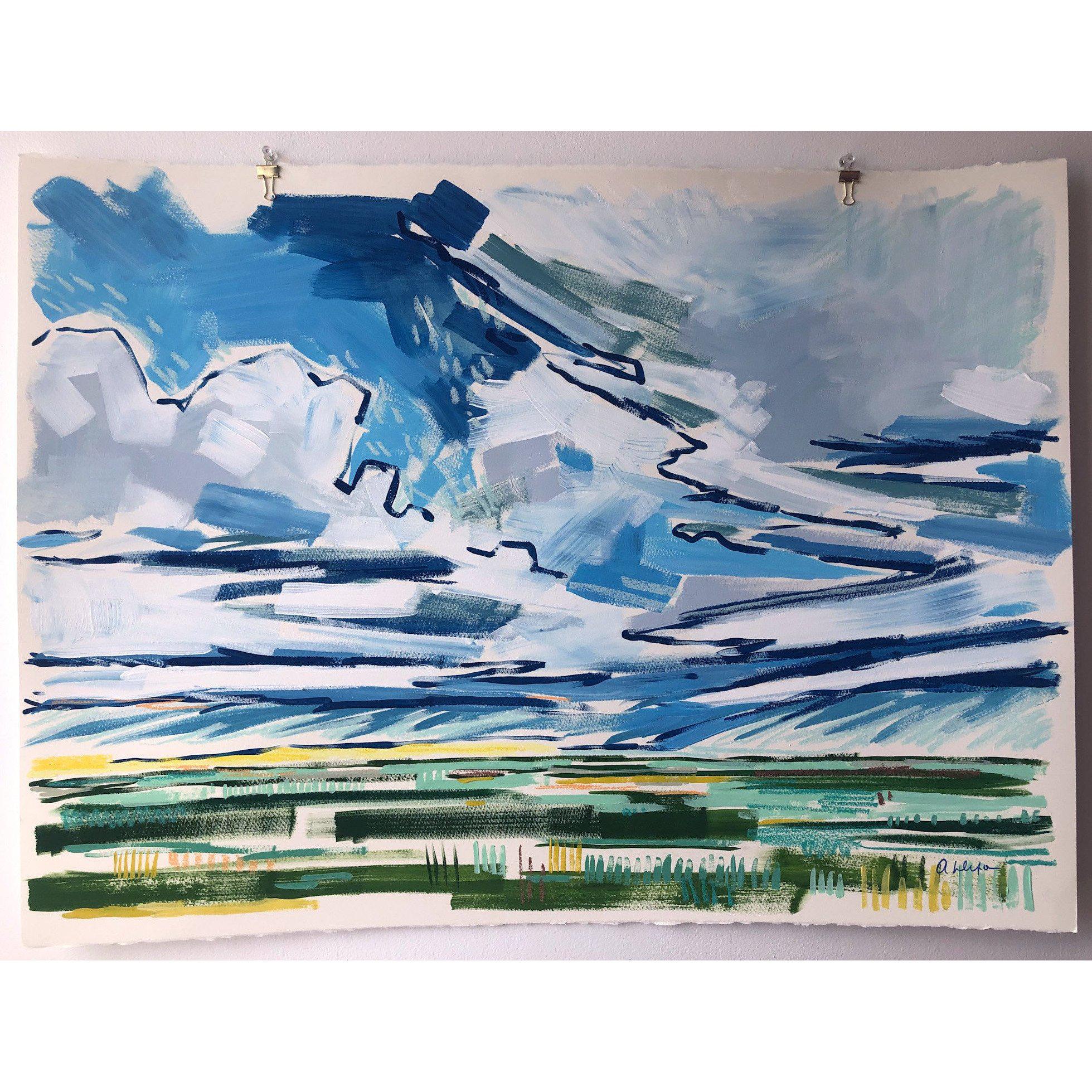 Amy Dixon art artist edmonton alberta prairie field