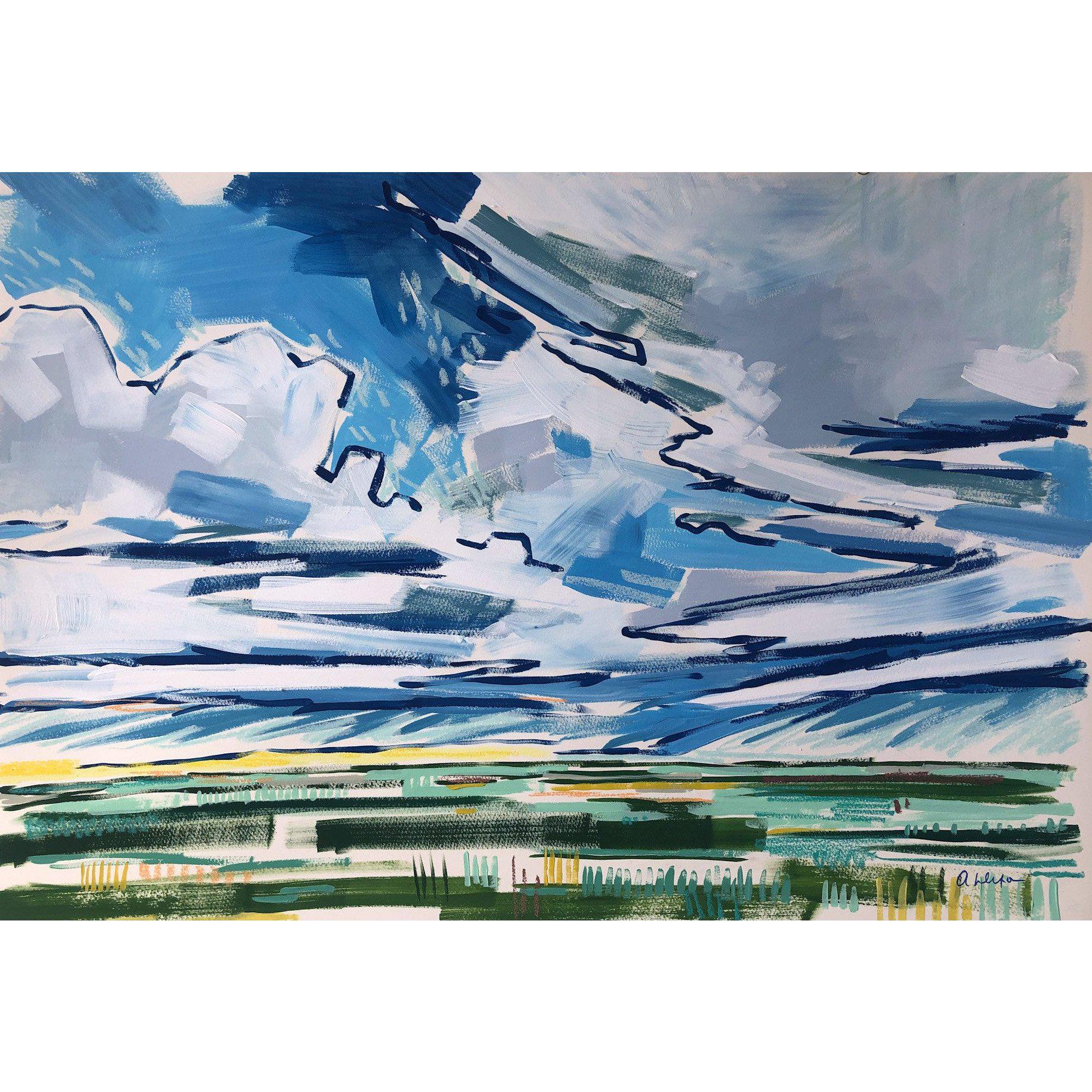 Amy Dixon art artist edmonton alberta prairie field