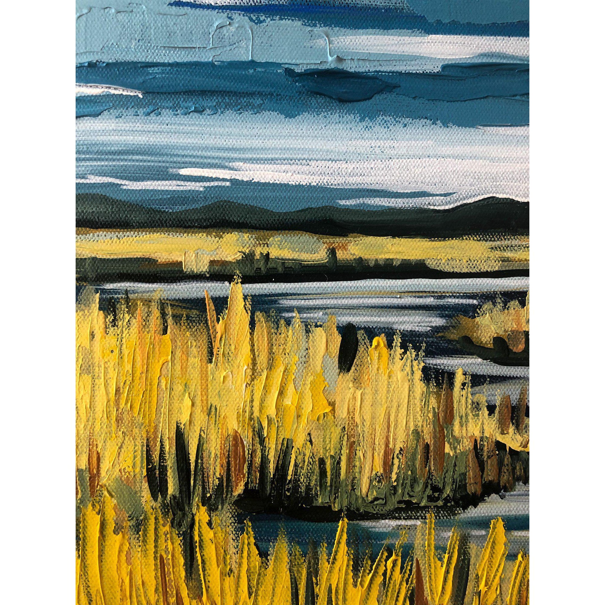 Amy Dixon art artist edmonton alberta canola field prairie