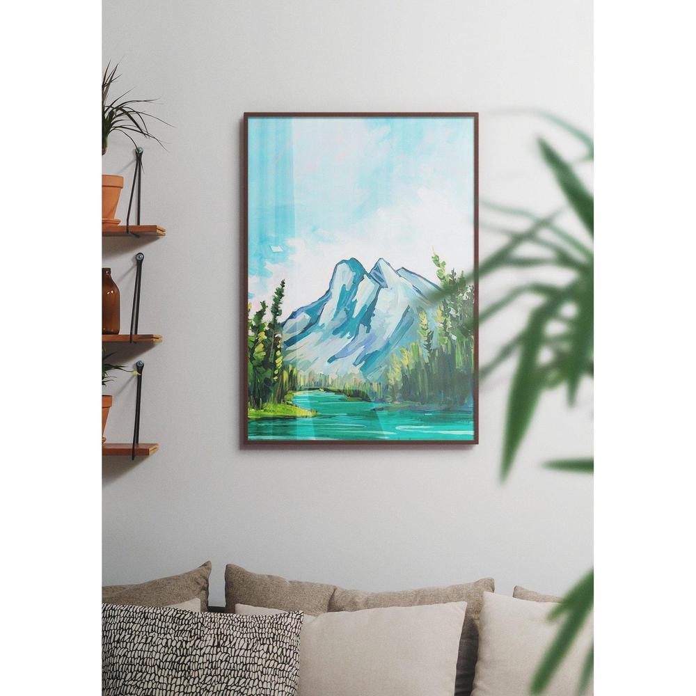 Emerald Lake I | Print on Canvas | Reproduction of Original-Art Print-Amy Dixon Art + Design