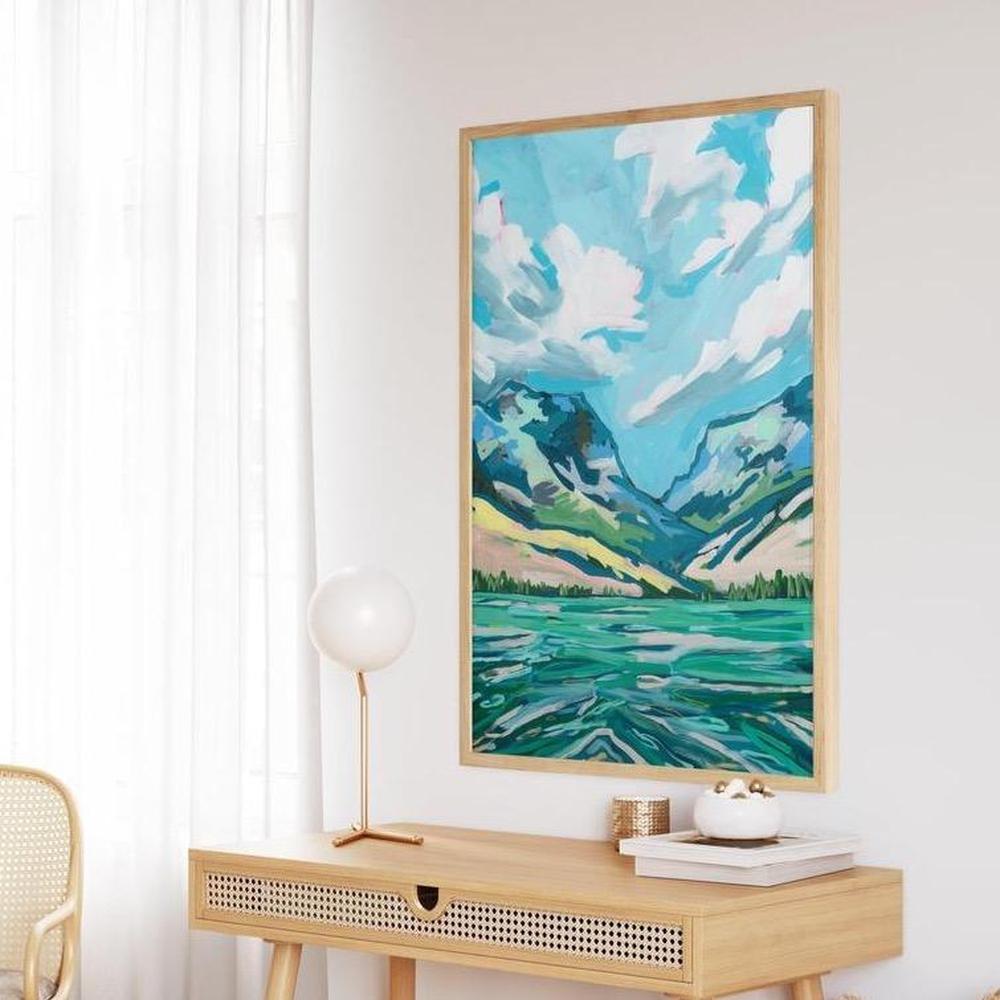 Emerald Lake II | Print on Canvas | Reproduction of Original-Art Print-Amy Dixon Art + Design