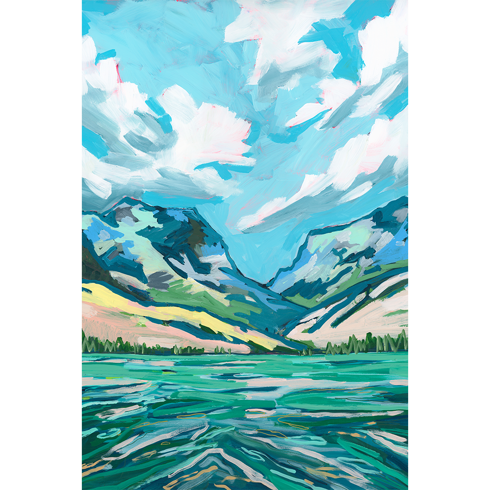 Emerald Lake II | Fine Art Print-Art Print-Amy Dixon Art + Design
