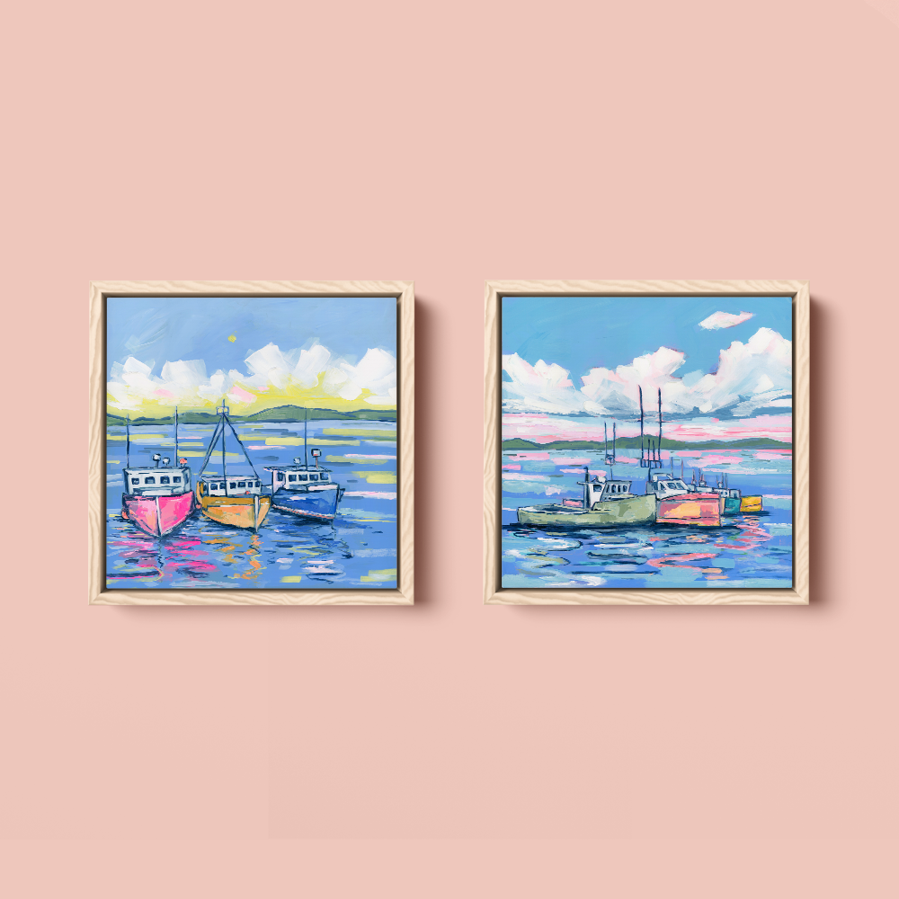 Fairwinds I + II | Fine Art Print Pairing *EXCLUSIVE*-Art Print-Amy Dixon Art + Design