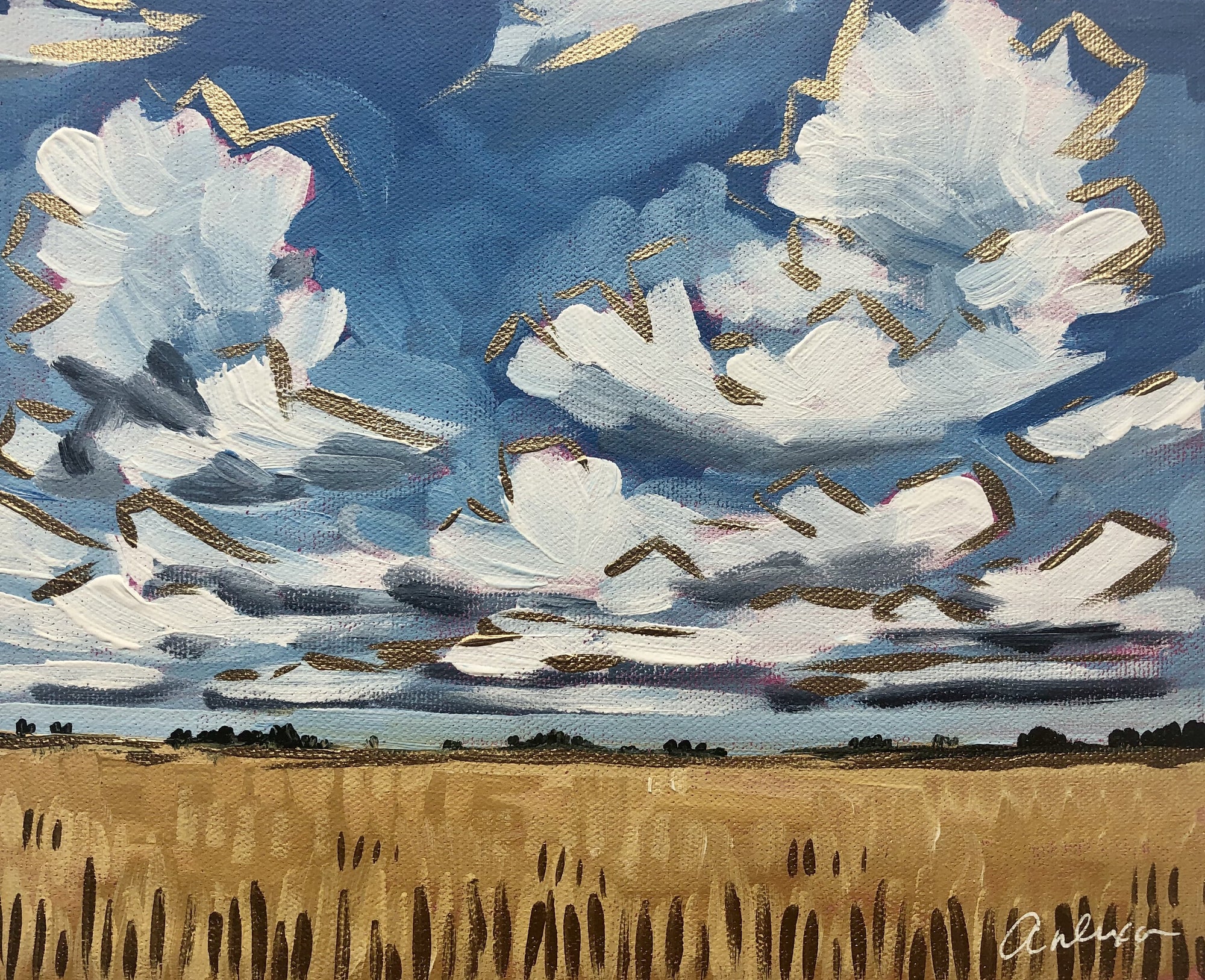 Fields 13-Original Painting-Amy Dixon Art + Design