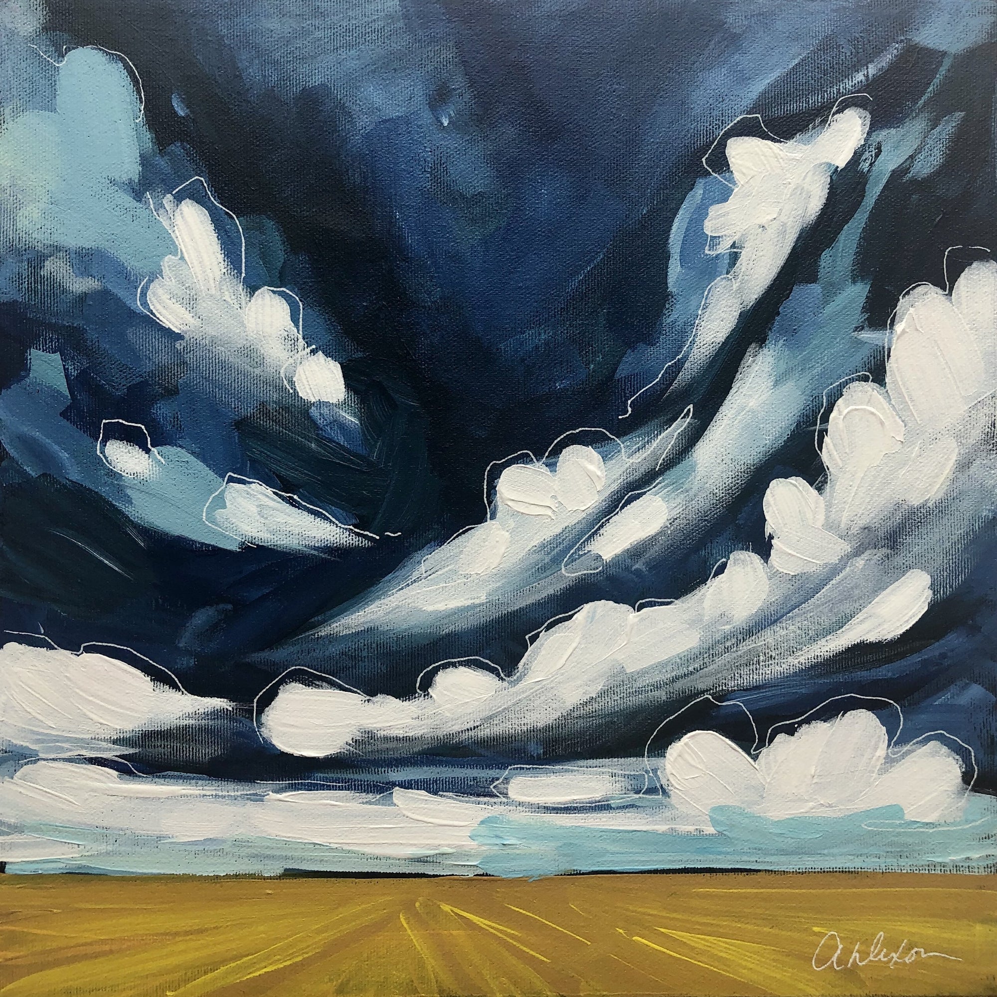 Fields 16-Original Painting-Amy Dixon Art + Design