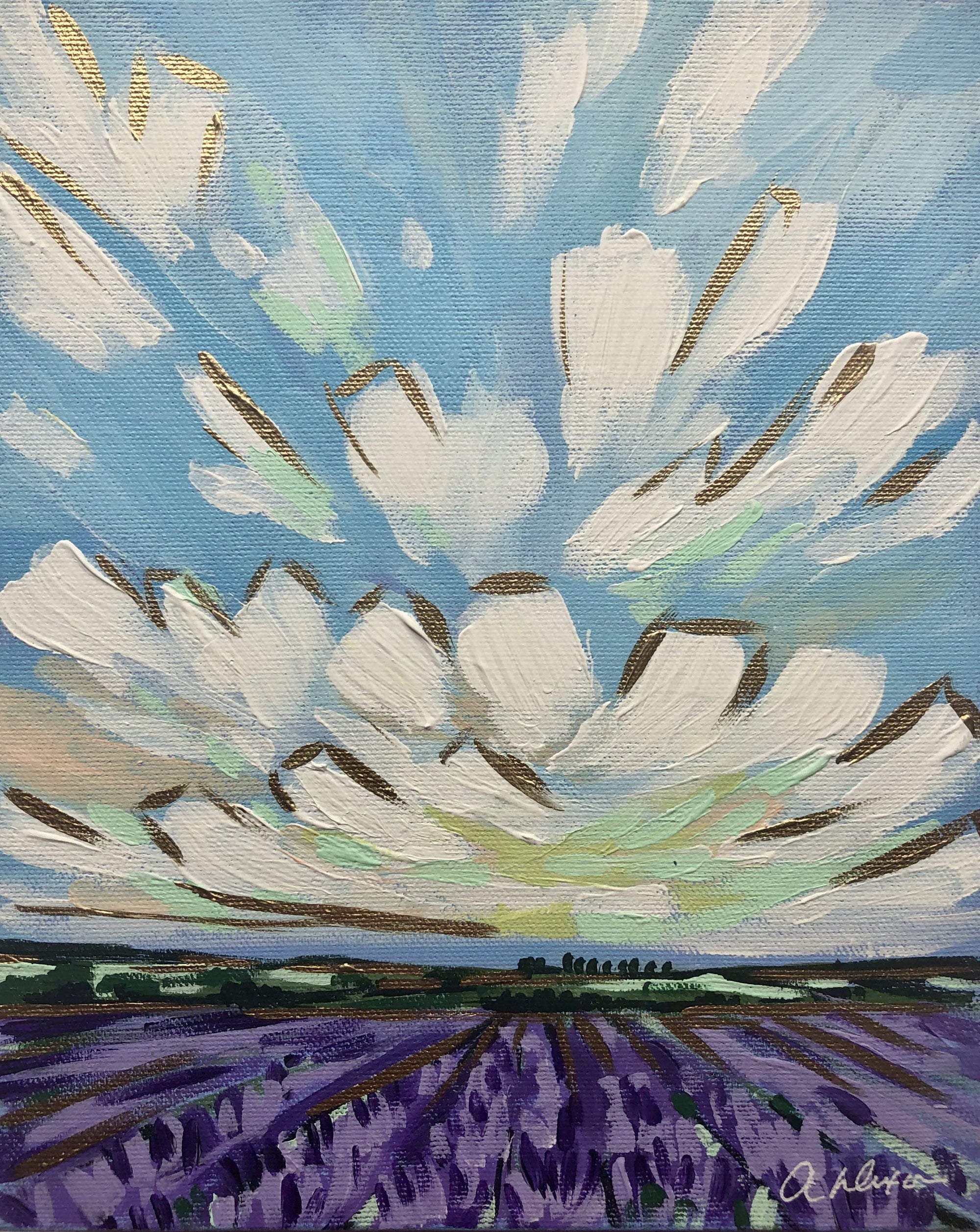 Fields 17-Original Painting-Amy Dixon Art + Design