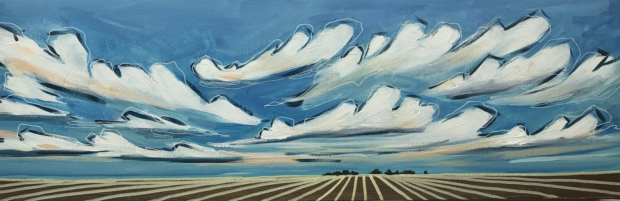 Fields 7-Original Painting-Amy Dixon Art + Design