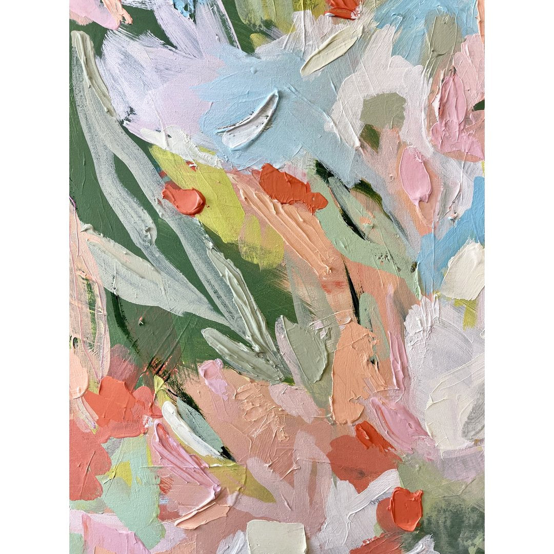 Flourish IV | 30x36 | Acrylic on Canvas-Original Painting-Amy Dixon Art + Design