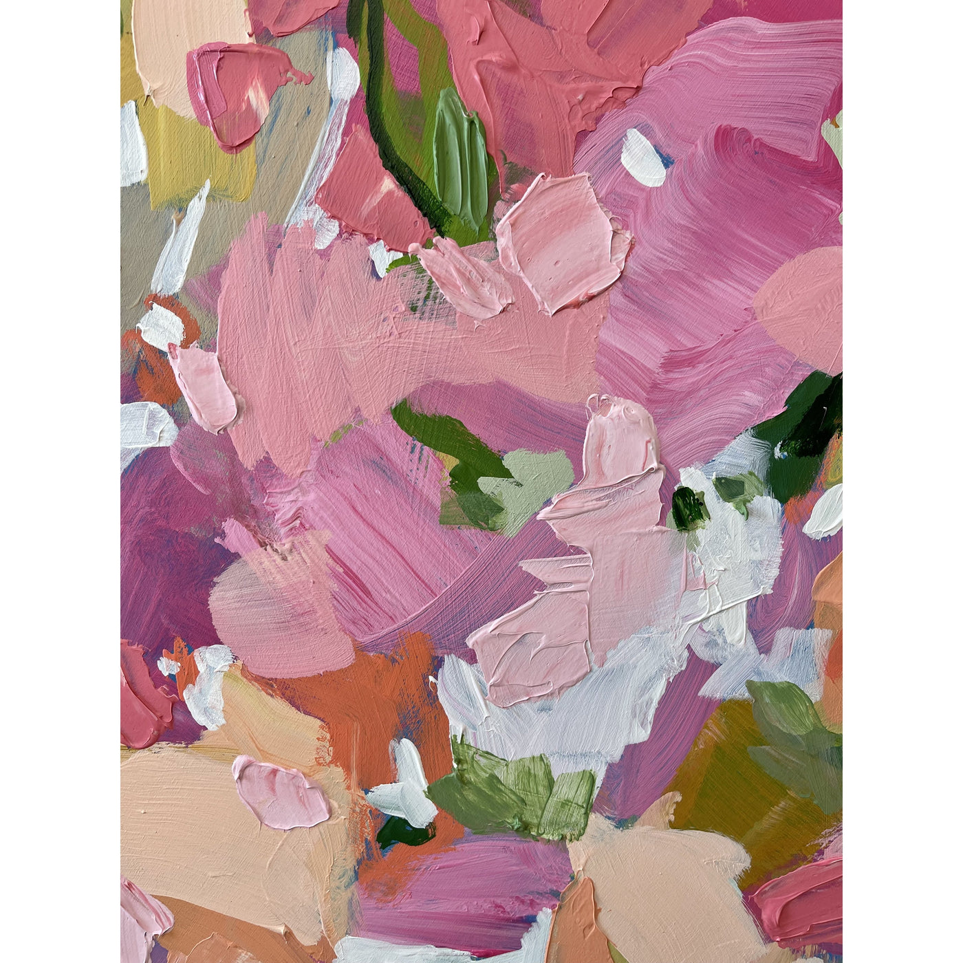 Flourish VII | 40" Round | Acrylic on Cradled Wood Panel-Original Painting-Amy Dixon Art + Design