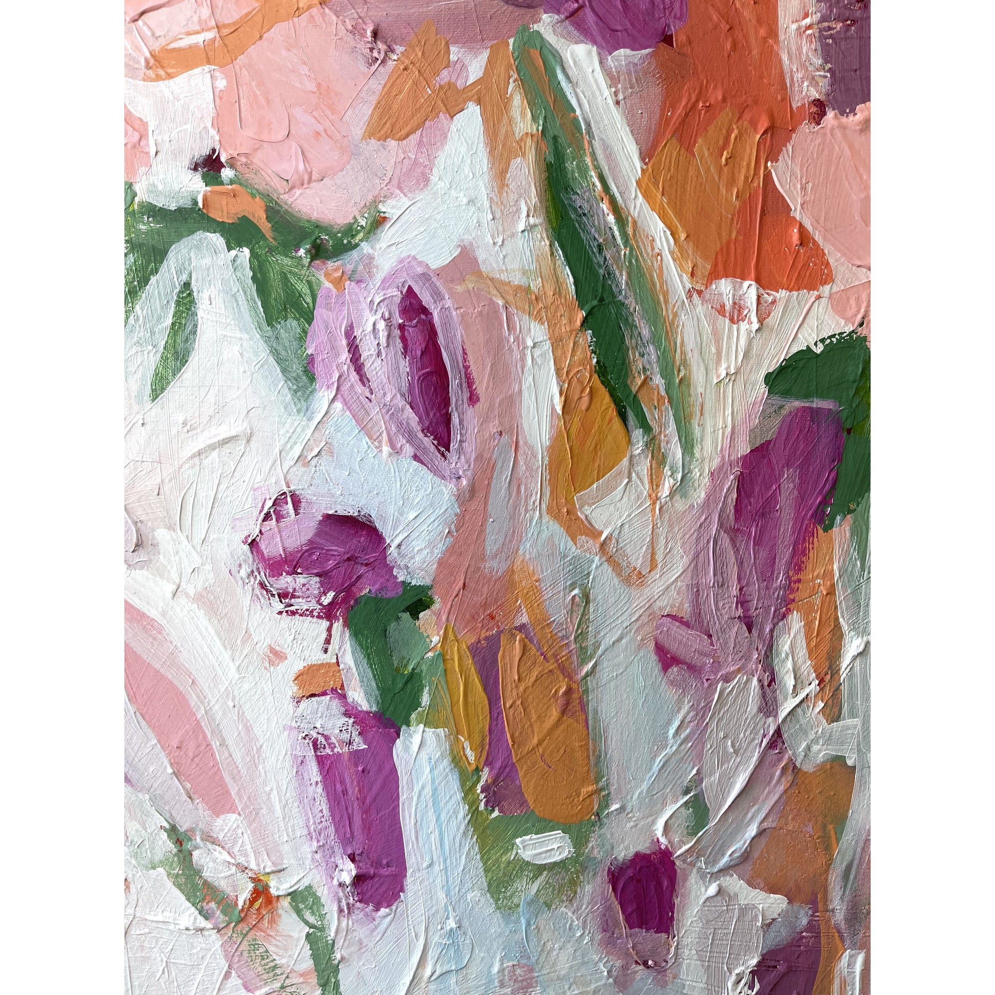 Flourish VIII | 24x48 | Acrylic on Canvas-Original Painting-Amy Dixon Art + Design