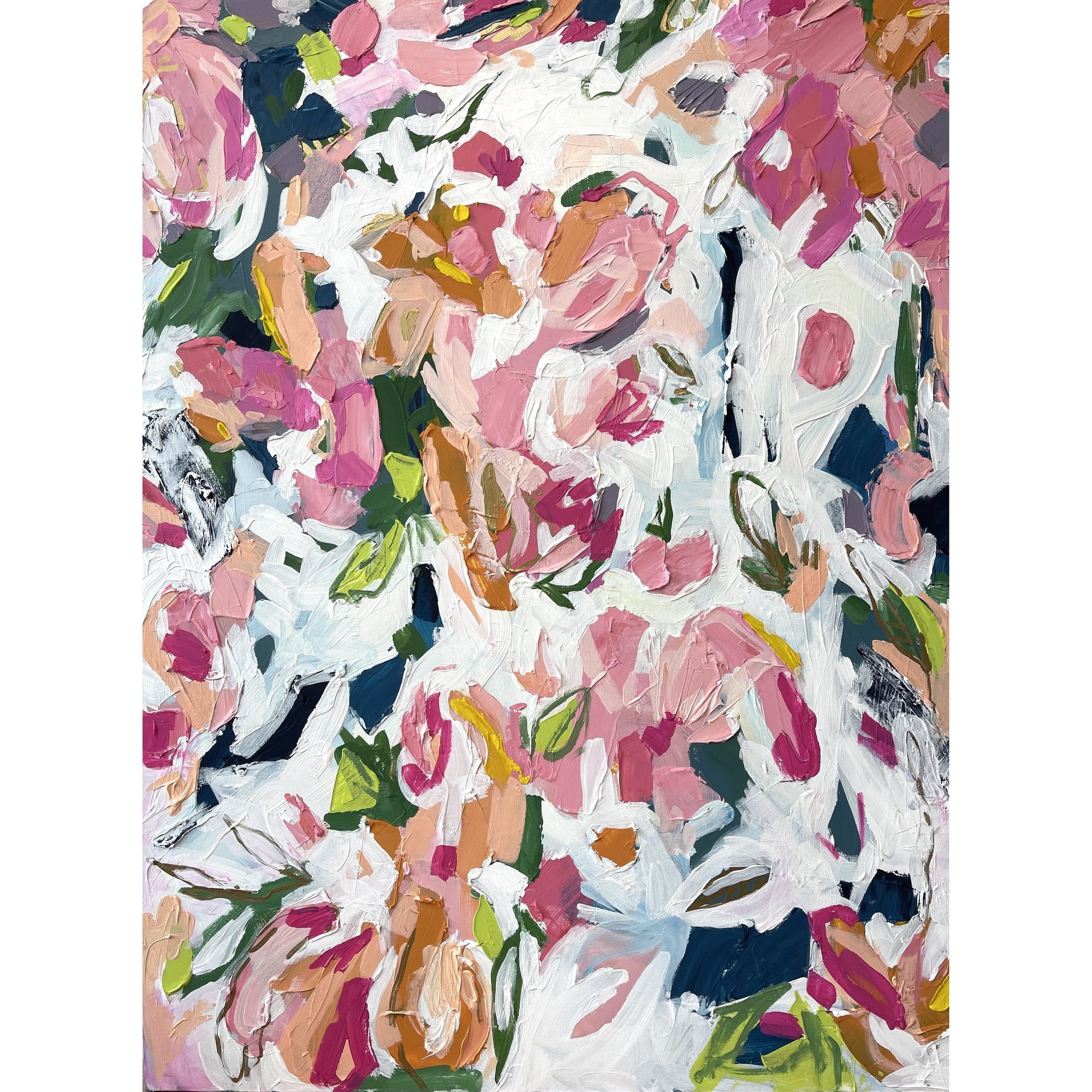 Flourish XI | 30x40 | Acrylic on Canvas-Original Painting-Amy Dixon Art + Design