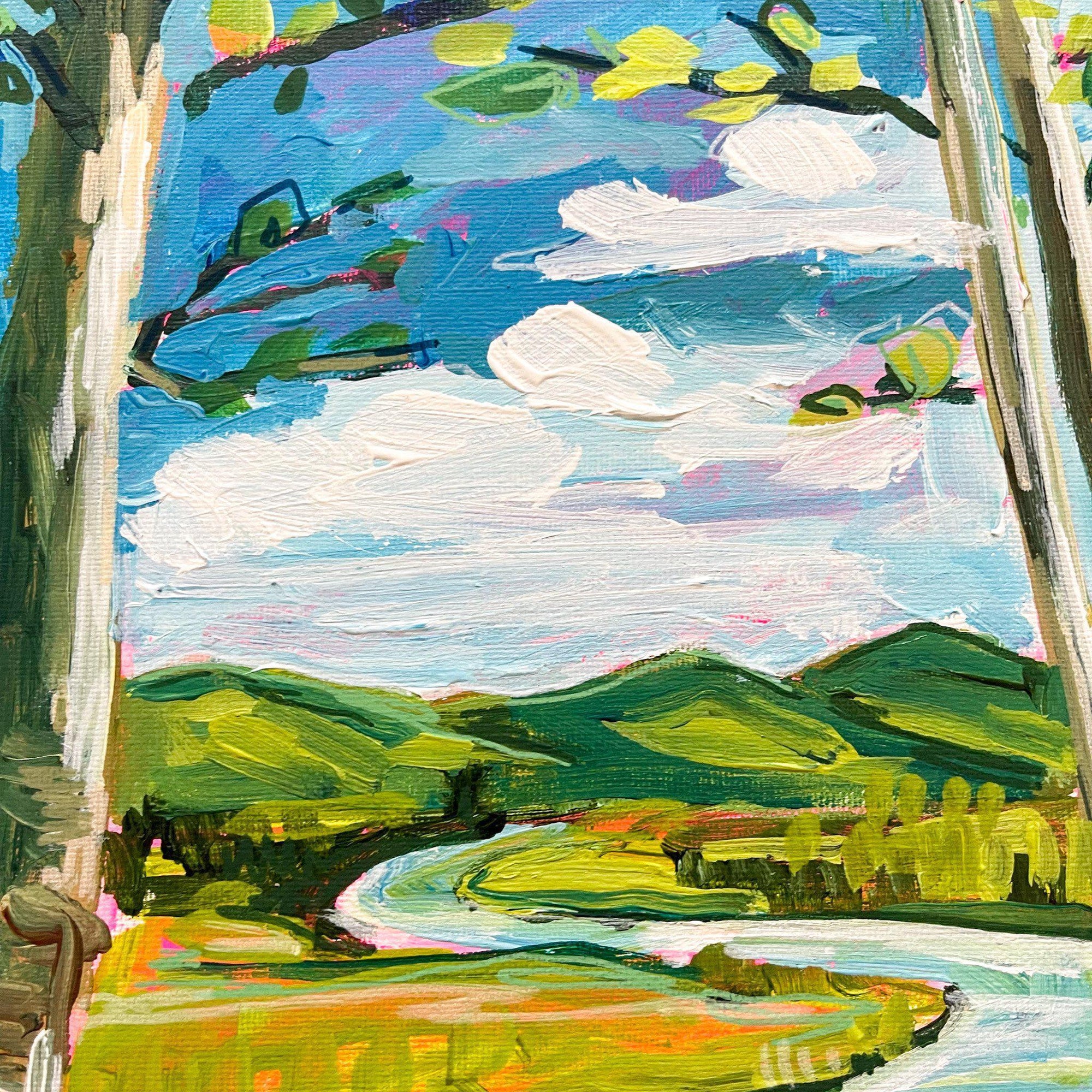 Freddies Lookoff, Margaree | Original Painting | 9x12-Original Painting-Amy Dixon Art + Design