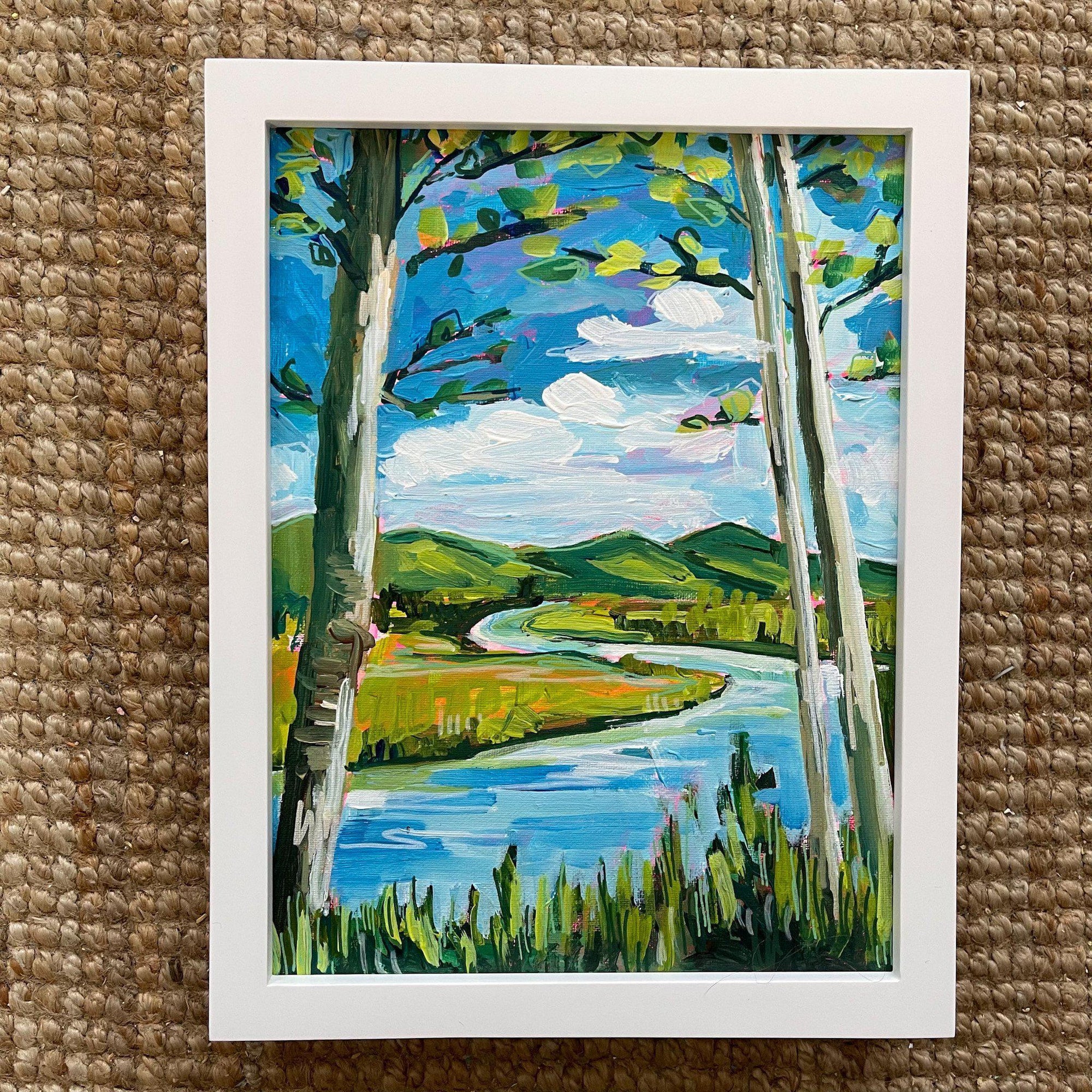 Freddies Lookoff, Margaree | Original Painting | 9x12-Original Painting-Amy Dixon Art + Design