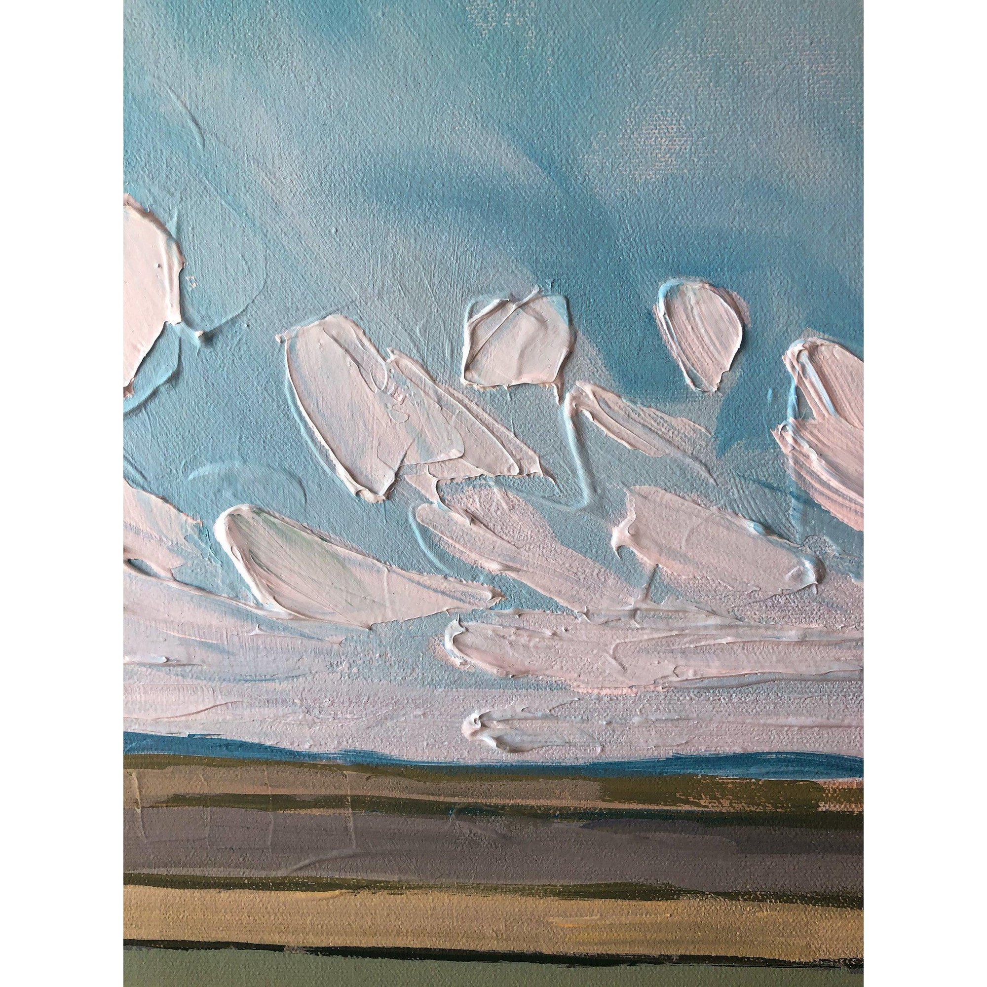 Amy Dixon art artist edmonton alberta prairie landscape canola field clouds