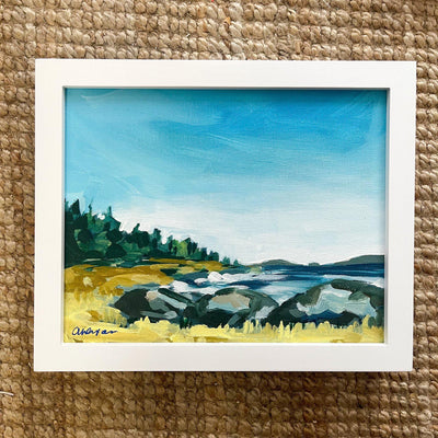 Horby Island | Original Painting | 8x10-Original Painting-Amy Dixon Art + Design