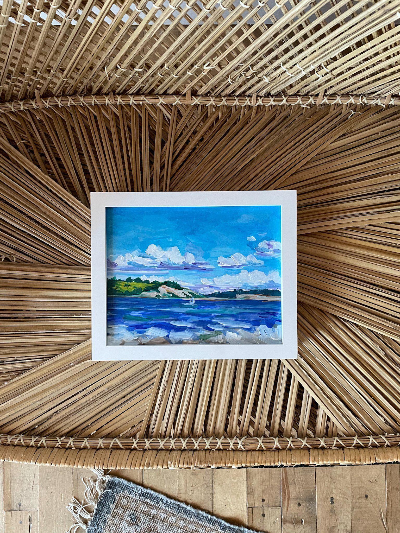 Island View Beach | Original Painting | 8x10-Original Painting-Amy Dixon Art + Design