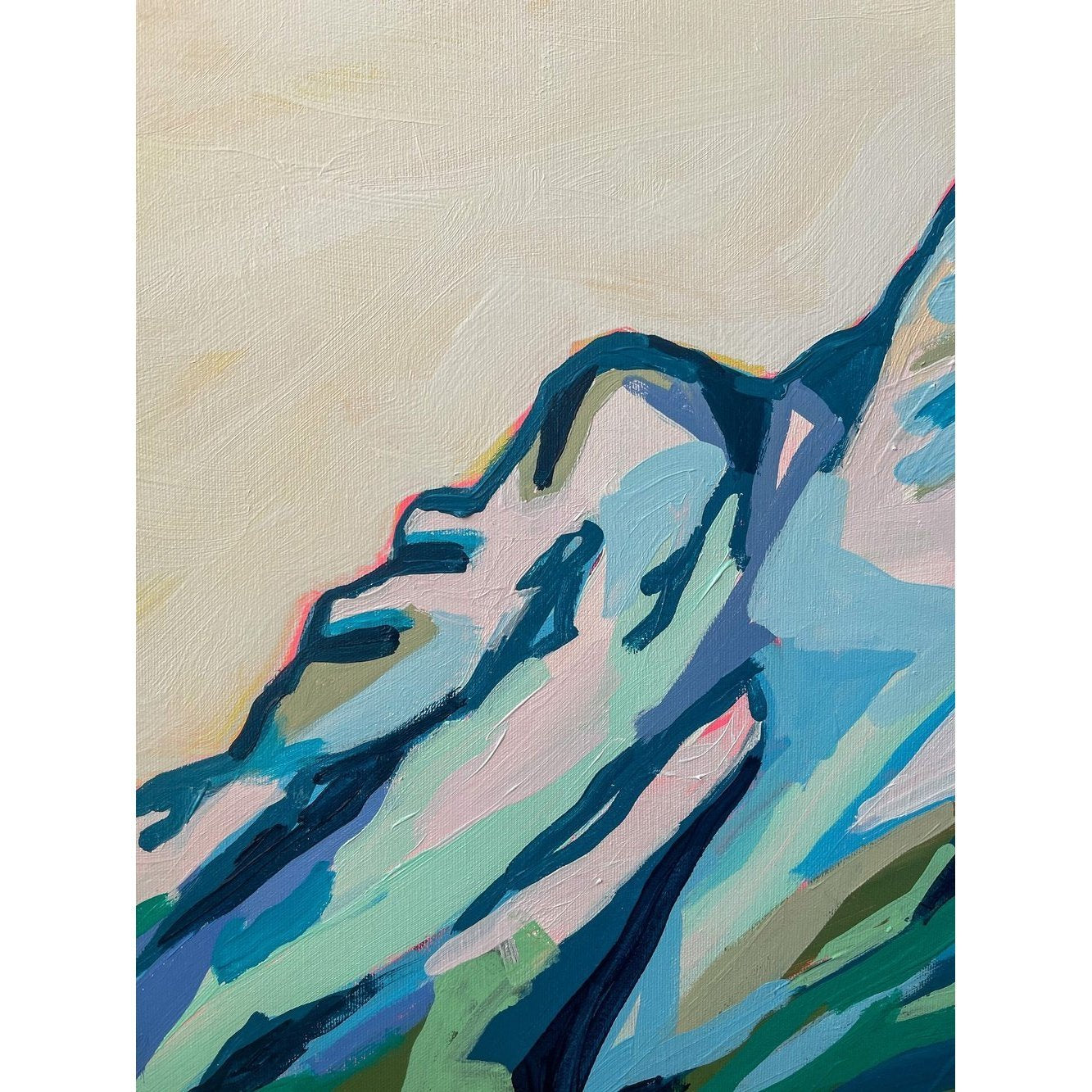 Kananaskis III | 22x28 | Acrylic on Canvas-Original Painting-Amy Dixon Art + Design