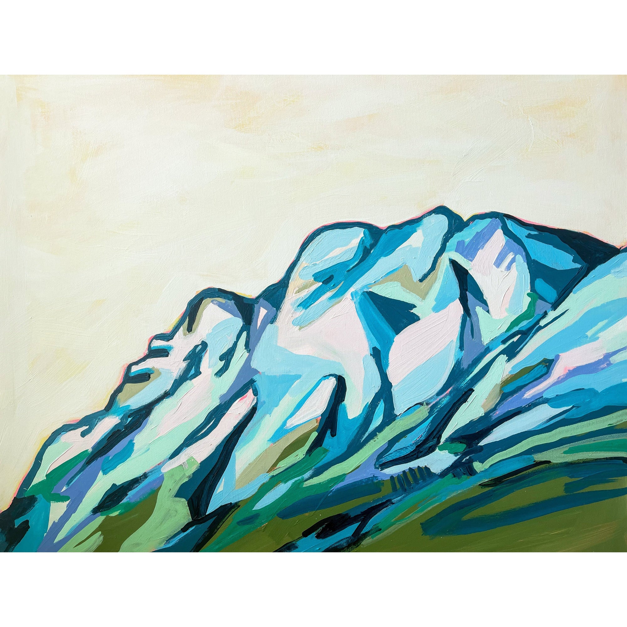 Kananaskis III | 22x28 | Acrylic on Canvas-Original Painting-Amy Dixon Art + Design