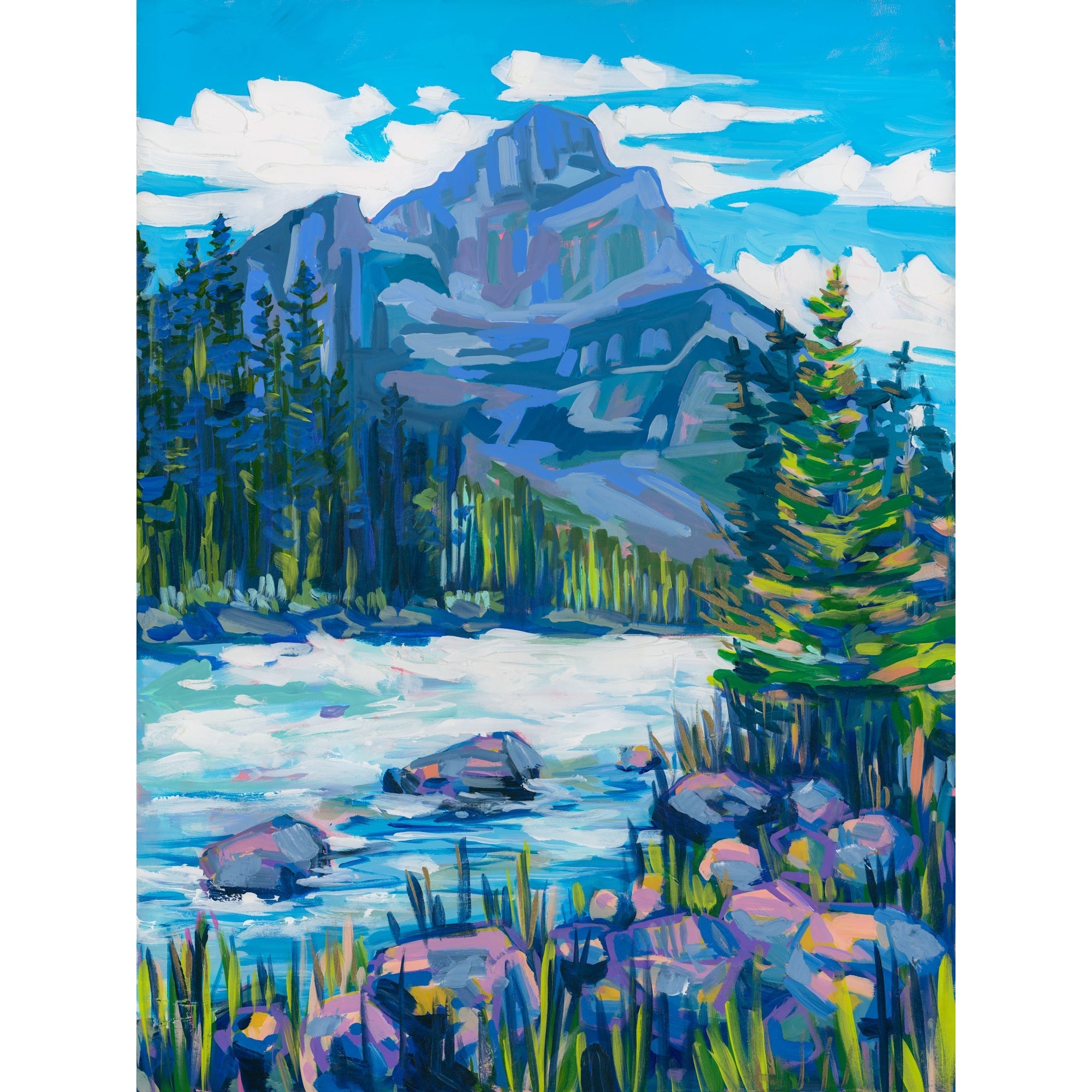 Kicking Horse II, 30x40-Original Painting-Amy Dixon Art + Design