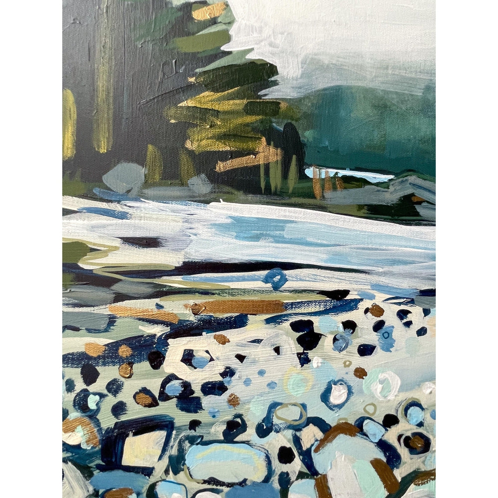 Uclulet I | 36x48 | Acrylic on Canvas-Original Painting-Amy Dixon Art + Design