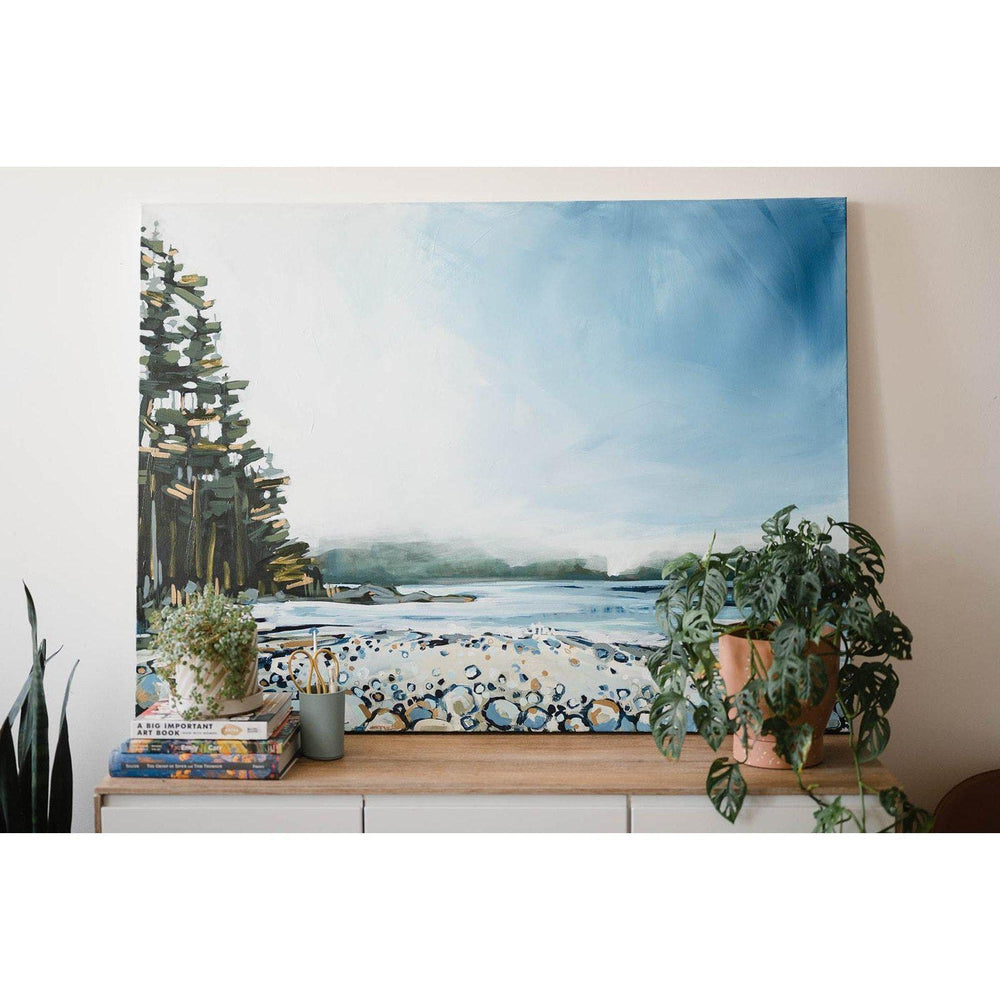 Uclulet I | 36x48 | Acrylic on Canvas-Original Painting-Amy Dixon Art + Design