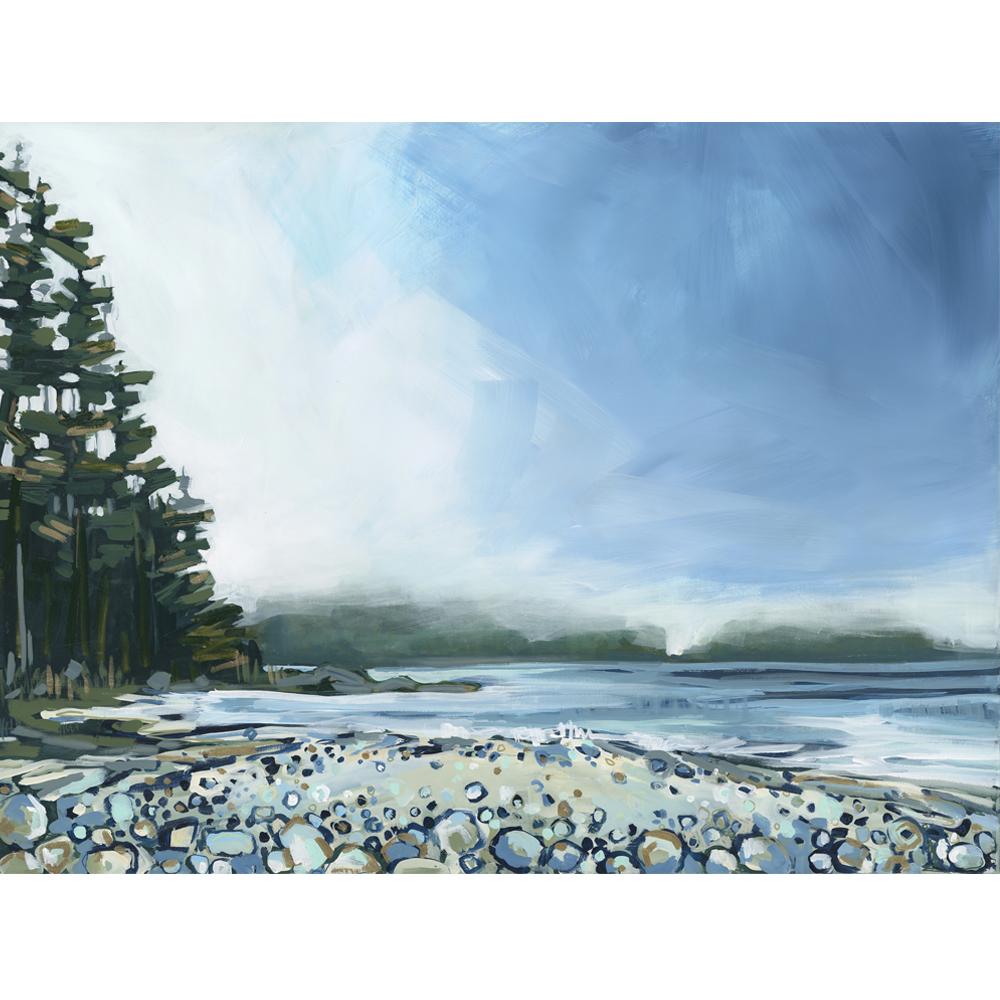 Little Beach, UclueletI | Original Painting | 48X36-Original Painting-Amy Dixon Art + Design