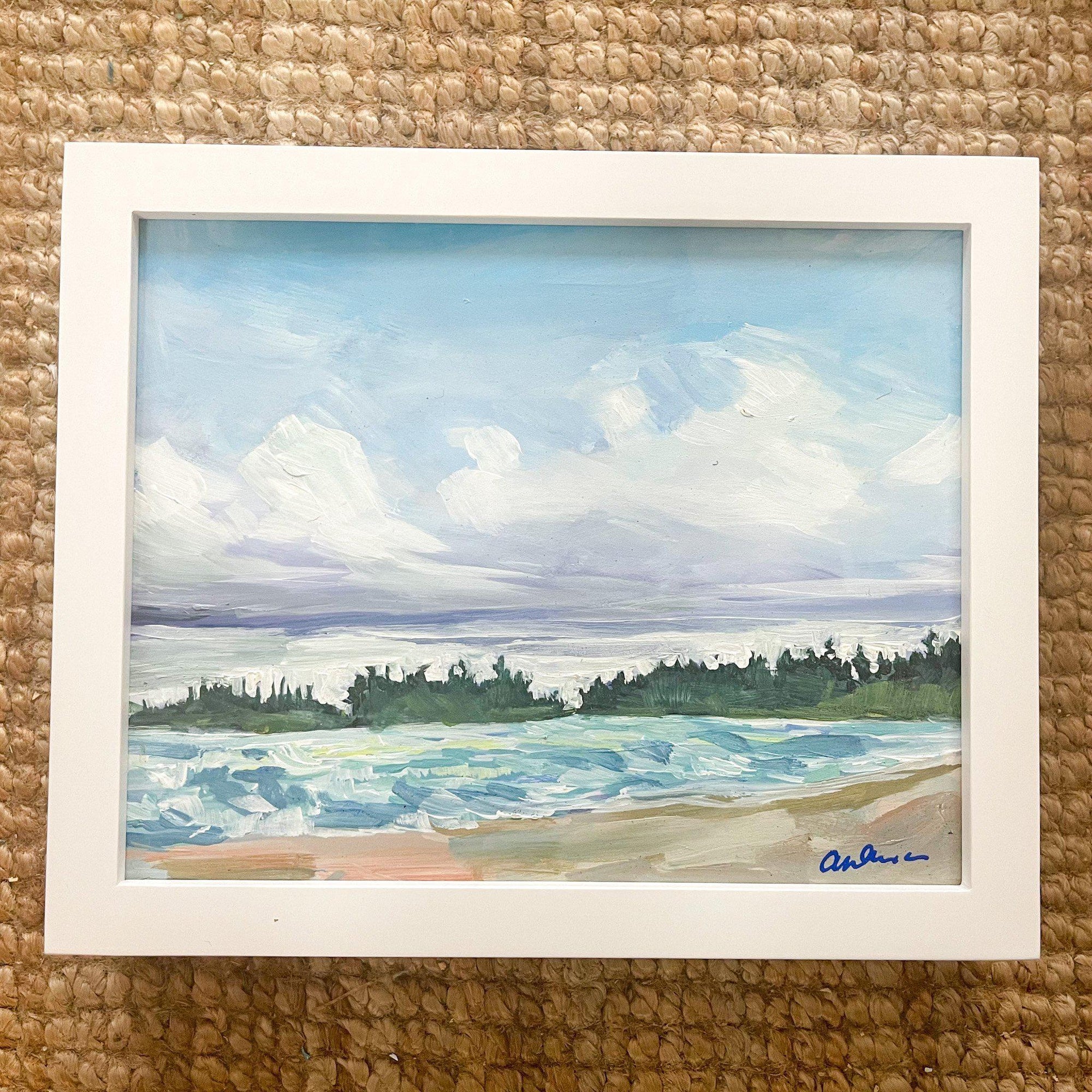 Long Beach I, Tofino | Original Painting | 8x10-Original Painting-Amy Dixon Art + Design