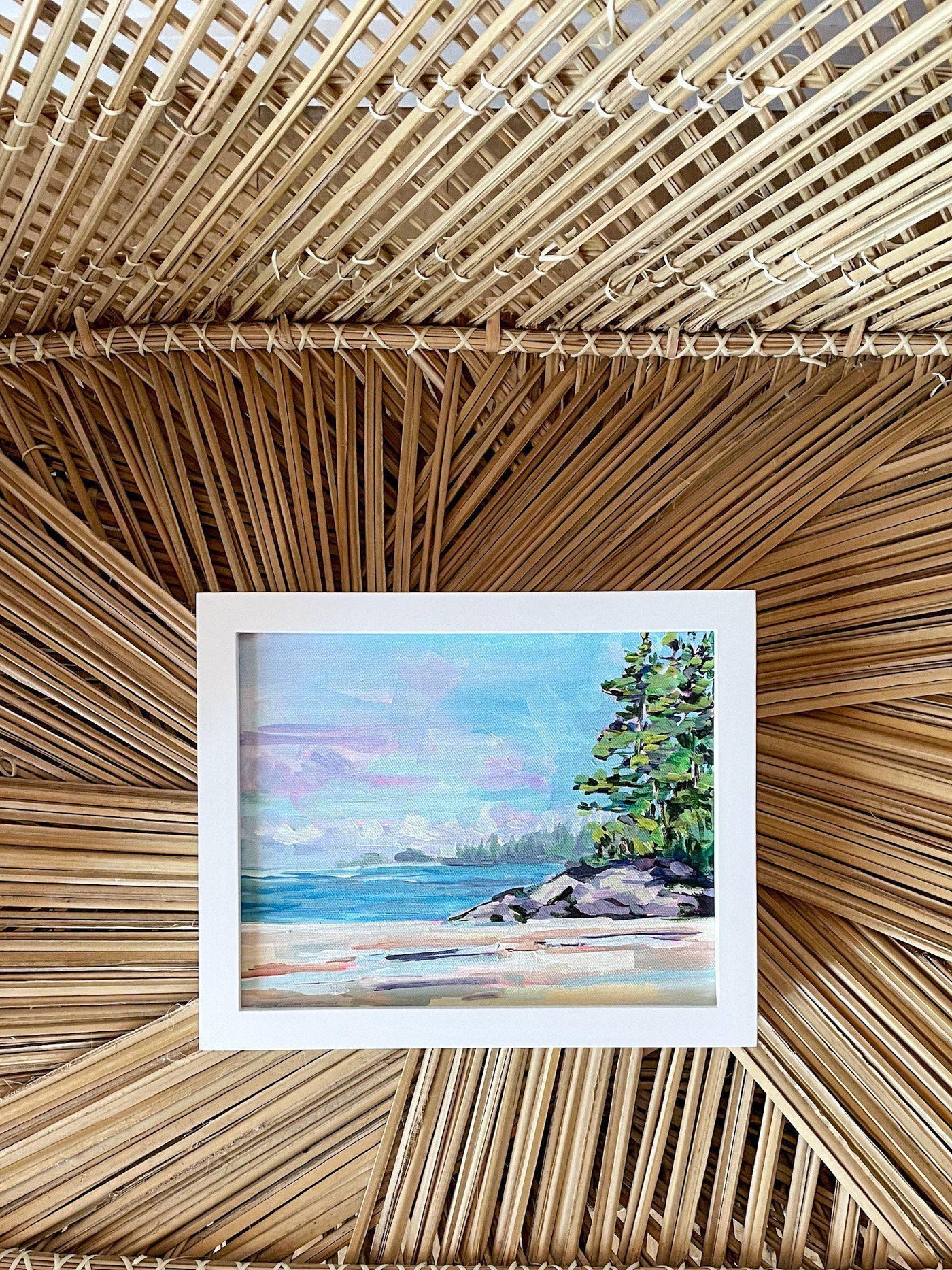 Middle Beach I, Tofino | Original Painting | 8x10-Original Painting-Amy Dixon Art + Design