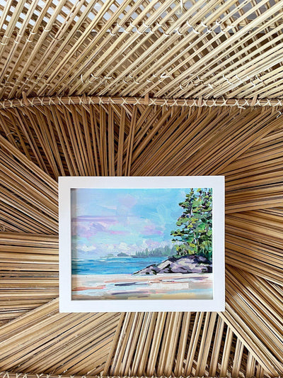 Middle Beach I, Tofino | Original Painting | 8x10-Original Painting-Amy Dixon Art + Design