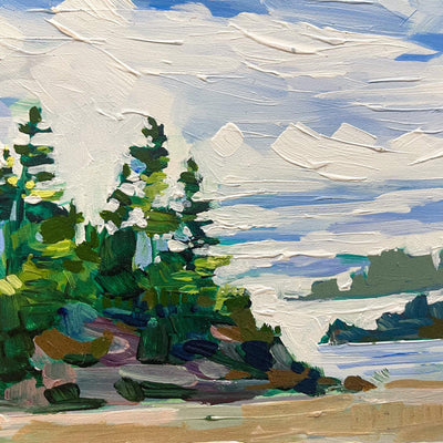 Middle Beach II, Tofino | Original Painting | 8x10-Original Painting-Amy Dixon Art + Design