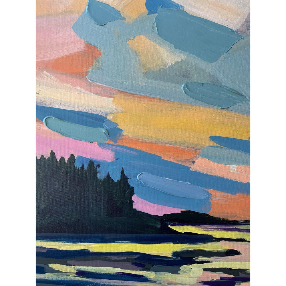 Tofino II | Original Painting | 24x72 |-Original Painting-Amy Dixon Art + Design